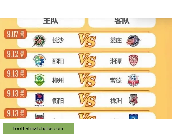 2026年湘超联赛完整赛程安排与各队比赛时间详情